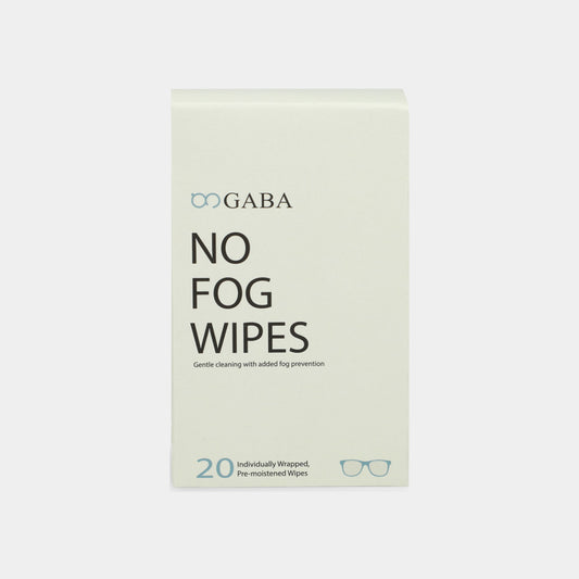 GABA Pre-moistened no fog cleaning lens wipes 20 pcs box